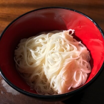 夏は素麺(๑˃̵ᴗ˂̵)♡ご馳走様でしたぁ♡